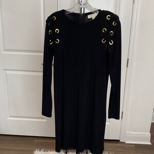 MICHAEL Michael Kors Black Grommet Dress